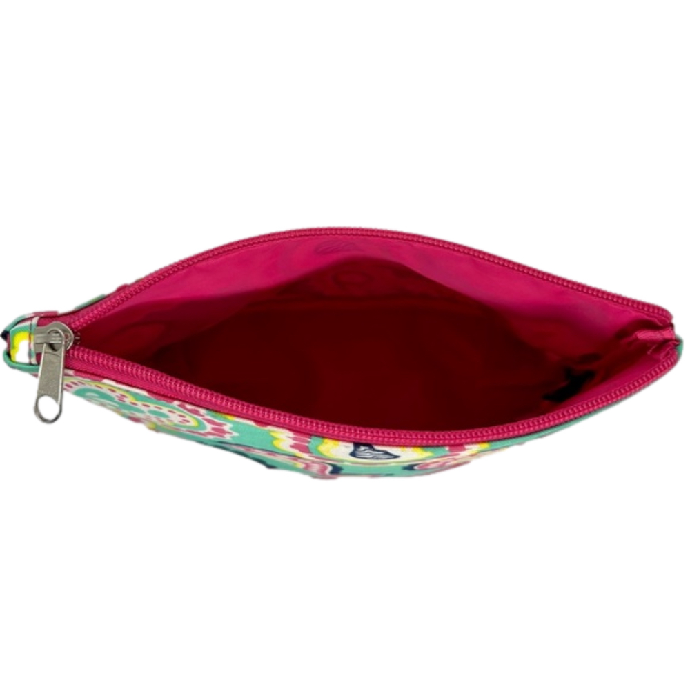 NWOT Colorful Medium Size Paisley Print Cosmetic Bag - Picture 7 of 7